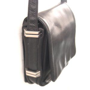 Vintage Perlina CrossBody Black With Silver Details